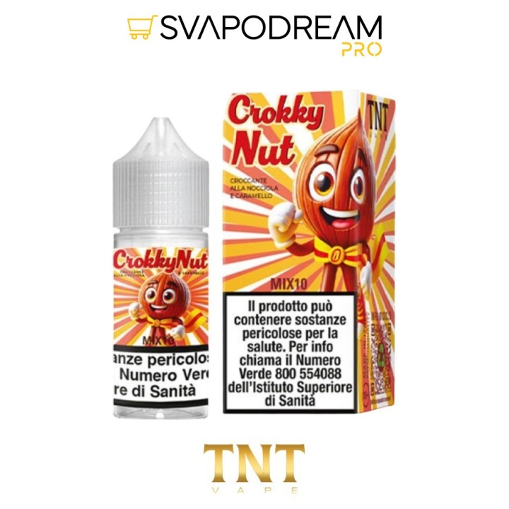 TNT VAPE -  Liquido Mix&Vape 10ml CROKKY NUT