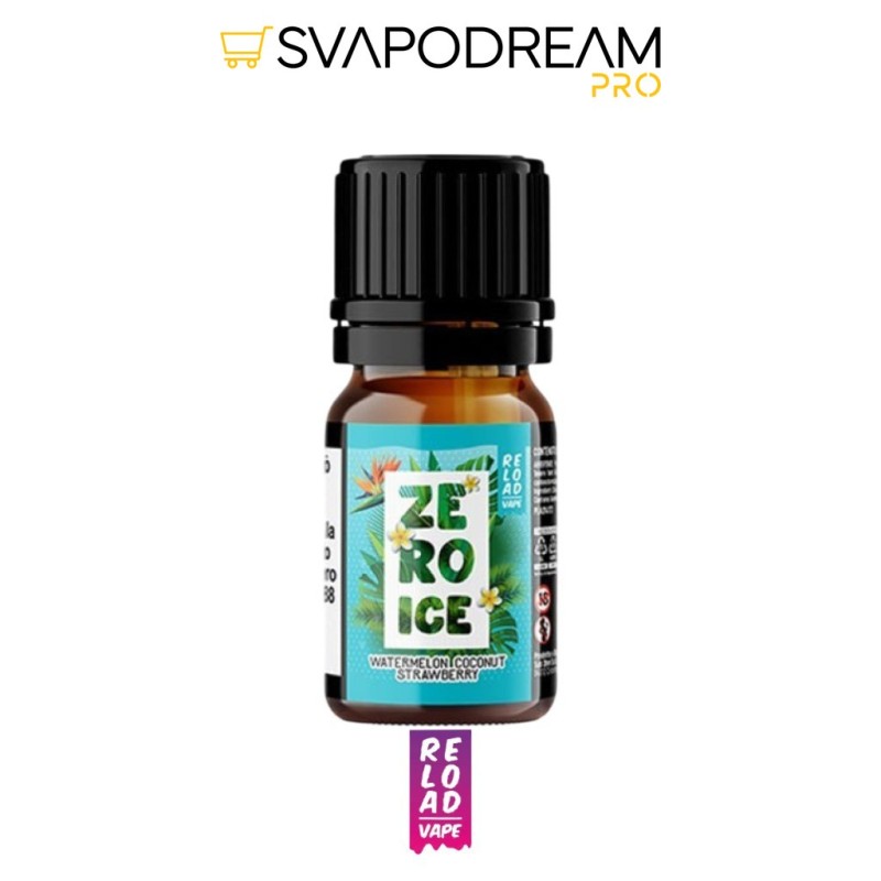 RELOAD VAPE - Aroma 10ml Zero Ice WATERMELON COCONUT STRAWBERRY