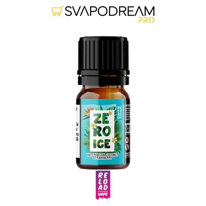RELOAD VAPE - Aroma 10ml Zero Ice WATERMELON COCONUT STRAWBERRY