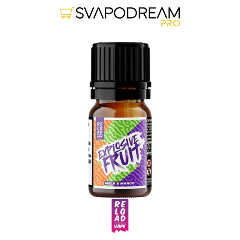 RELOAD VAPE - Aroma Concentrato 10ml Explosive Fruit MELA & MANGO