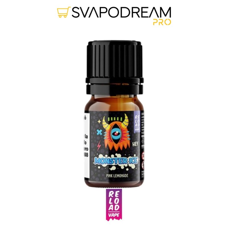 RELOAD VAPE - Aroma Concentrato 10ml Monster Ice PINK LEMONADE