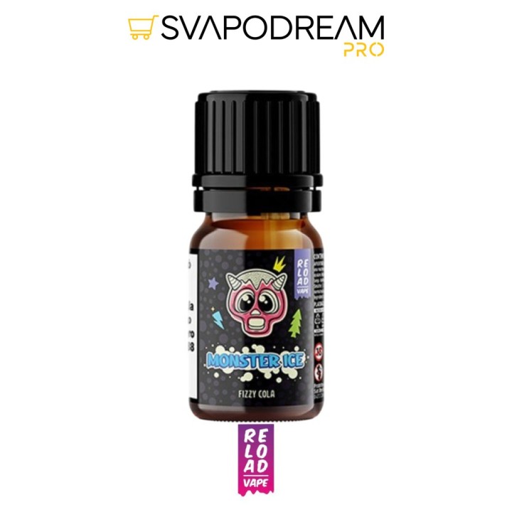RELOAD VAPE - Aroma Concentrato 10ml Monster Ice FIZZY COLA