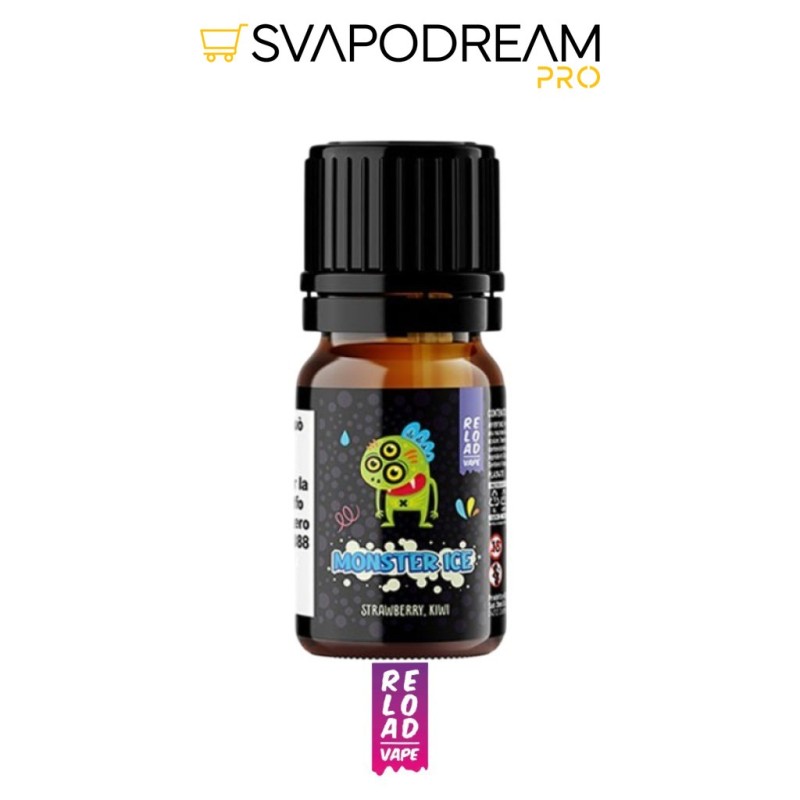 RELOAD VAPE - Aroma Concentrato 10ml Monster Ice STRAWBERRY KIWI