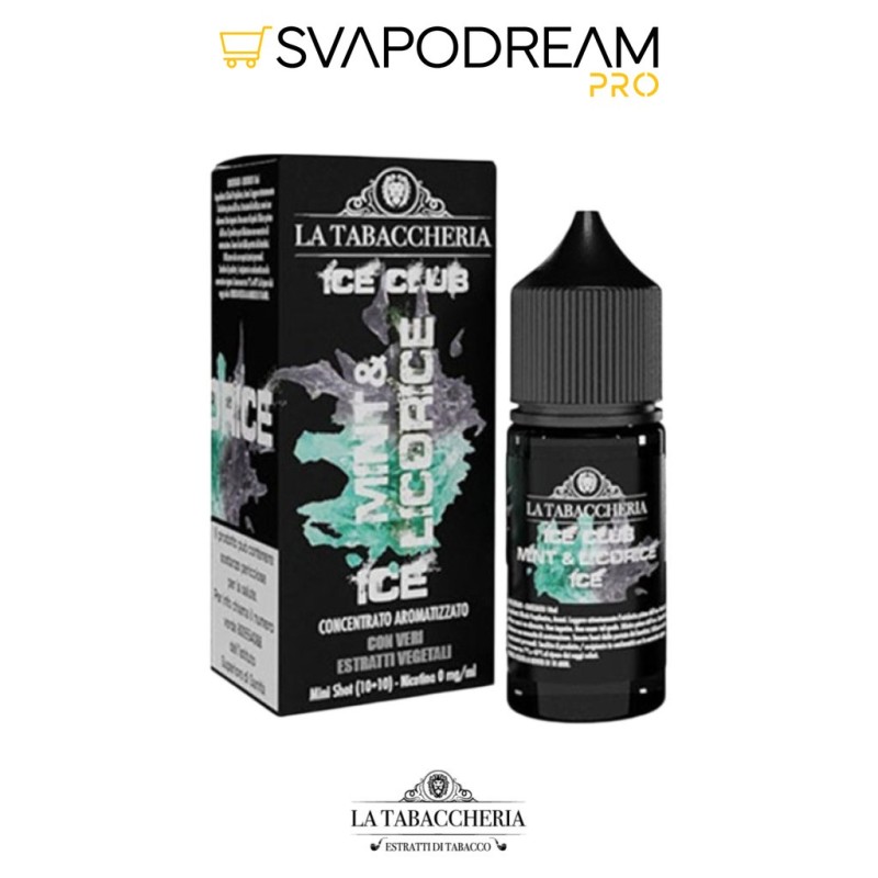 LA TABACCHERIA ICE CLUB - Aroma Mini Shot 10ml MINT & LICORICE ICE