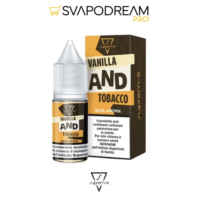 SUPREM-E - Aroma Concentrato 10ml VANILLA AND TOBACCO