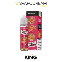 KING LIQUID - Liquido Mix&Vape 20ml BISQUIT CREAM STRAWBERRY