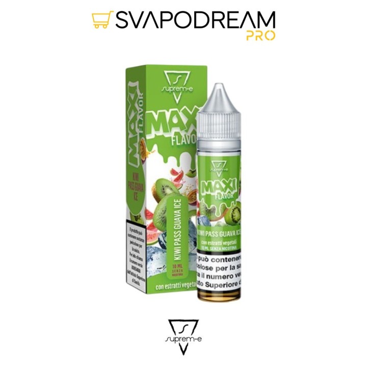 SUPREM-E - Liquido Mix&Vape 10ml MAXI Flavour KIWI PASS GUAVA ICE