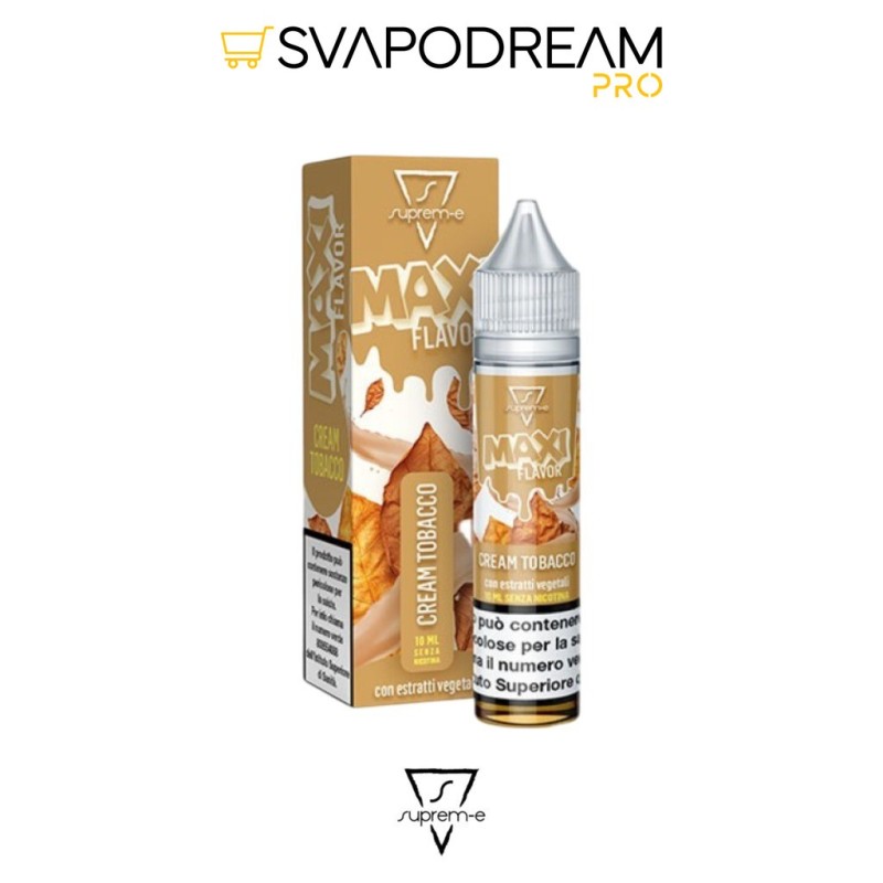 SUPREM-E - Liquido Mix&Vape 10ml MAXI Flavour CREAM TOBACCO