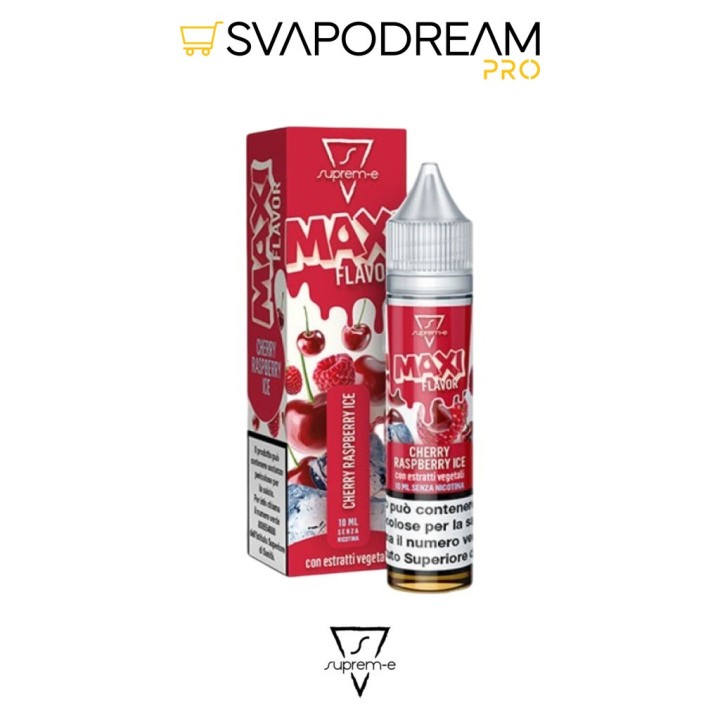 SUPREM-E - Liquido Mix&Vape 10ml MAXI Flavour CHERRY RASPBERRY ICE