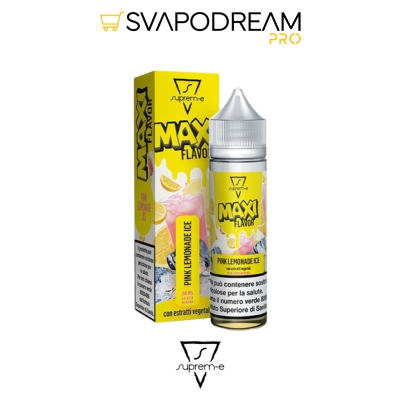 SUPREM-E - Liquido Mix&Vape 20ml MAXI Flavour PINK LEMONADE ICE