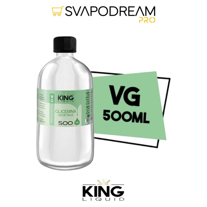 KING LIQUID - Glicerina Vegetale 500ml in 500
