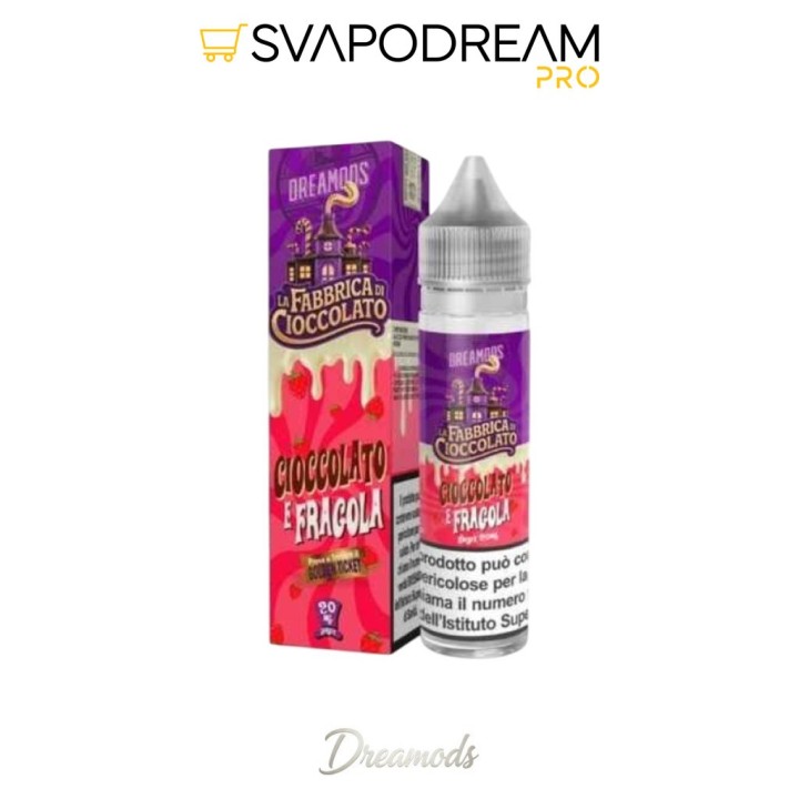 DREAMODS La Fabbrica di Cioccolato Shot CIOCCOLATO BIANCO E FRAGOLA