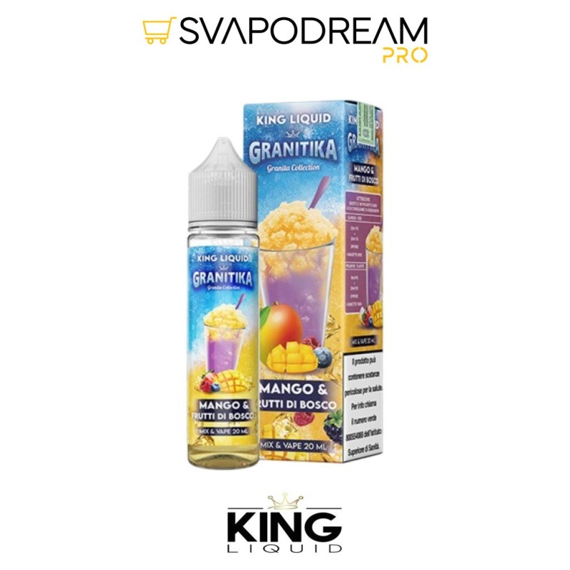 KING LIQUID - Liquido Mix&Vape 20ml GRANITIKA MANGO & FRUTTI DI BOSCO