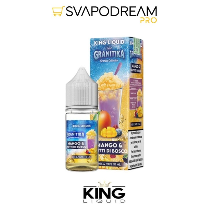 KING LIQUID - Liquido Mix&Vape 10ml GRANITIKA MANGO & FRUTTI DI BOSCO