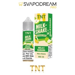 TNT VAPE MilkShake - Liquido Mix&Vape 20ml MELA E BANANA