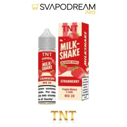 TNT VAPE MilkShake - Liquido Mix&Vape 20ml STRAWBERRY