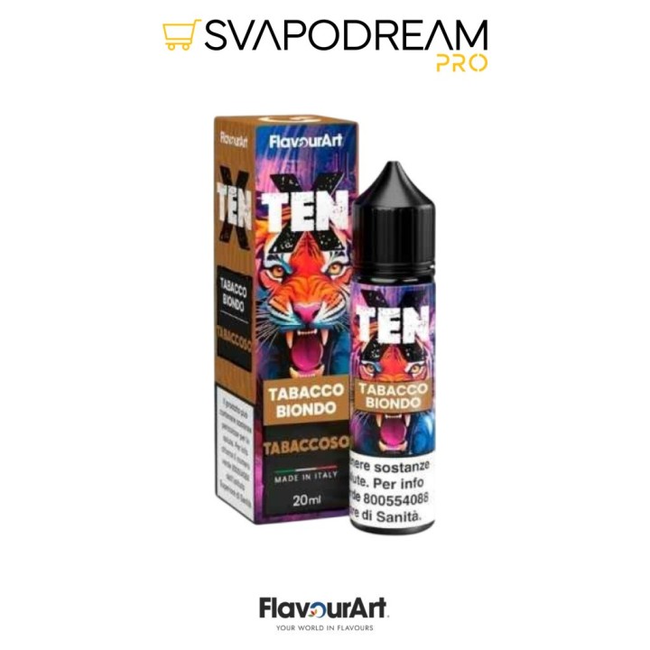 FLAVOURART - Aroma Shot 20ml TEN-X TABACCO BIONDO
