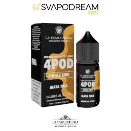 LA TABACCHERIA - Aroma Concentrato 10ml 4POD Single Line MATA FINA