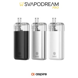 Aspire Fanssy Pod Mod 2000mAh, Tiro MTL e RDL | Svapodream