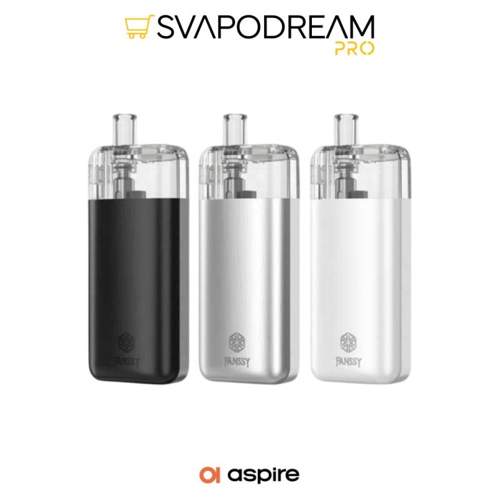 Aspire Fanssy Pod Mod 2000mAh, Tiro MTL e RDL | Svapodream