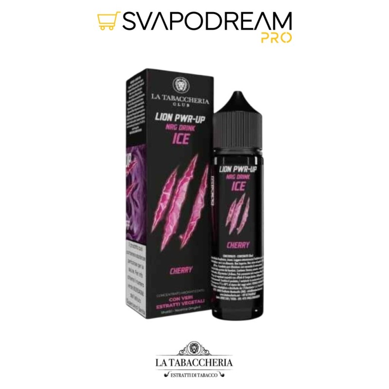 LA TABACCHERIA LION PWR-UP - Aroma Shot 20ml NRG DRINK ICE CHERRY