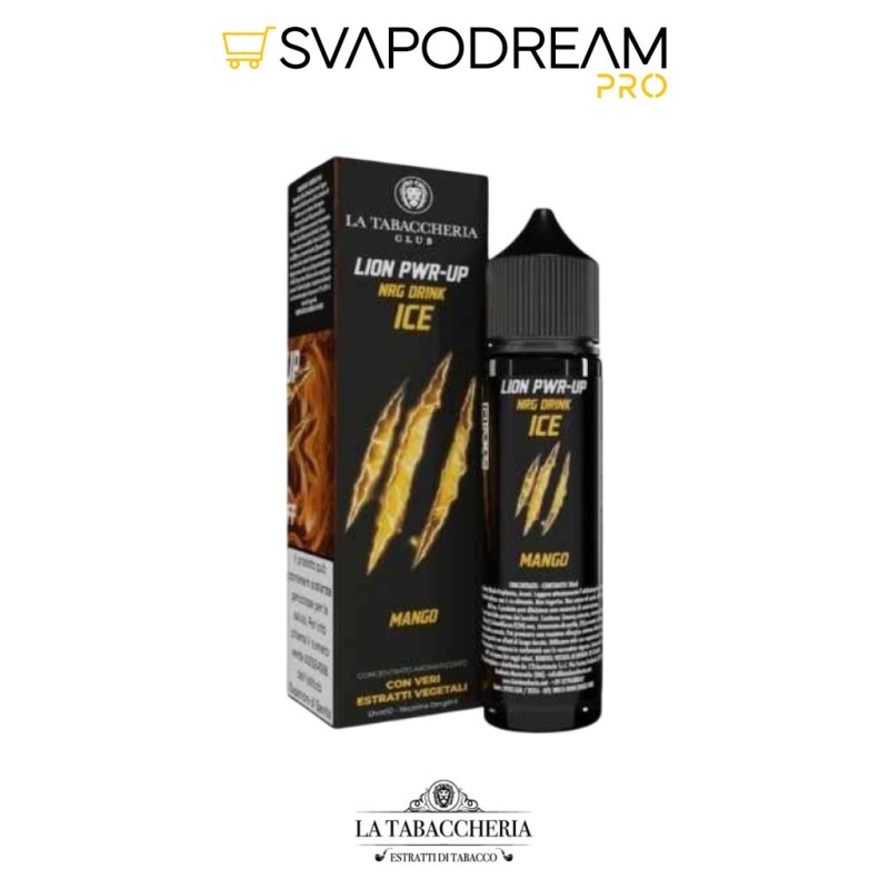 LA TABACCHERIA LION PWR-UP - Aroma Shot 20ml NRG DRINK ICE MANGO