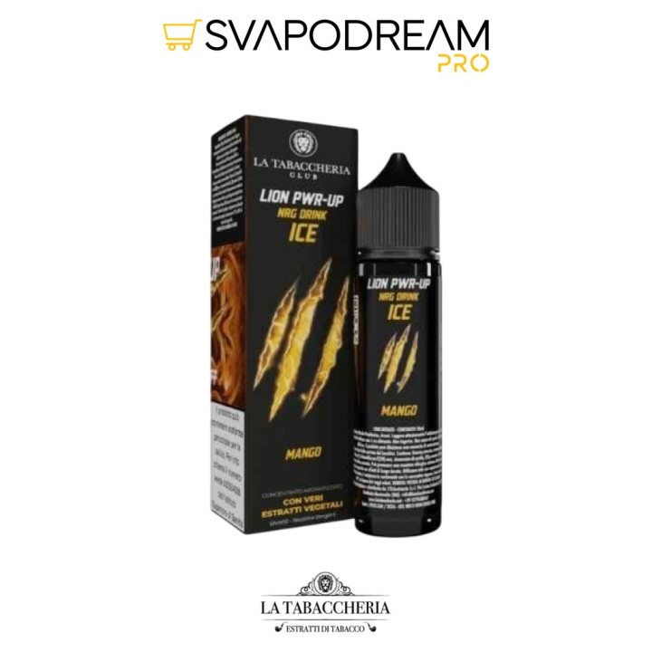 LA TABACCHERIA LION PWR-UP - Aroma Shot 20ml NRG DRINK ICE MANGO