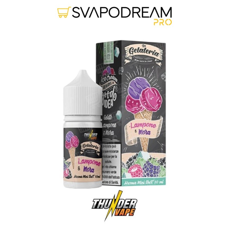 THUNDER VAPE - Aroma Mini Shot 10ml La Gelateria LAMPONE & MORA