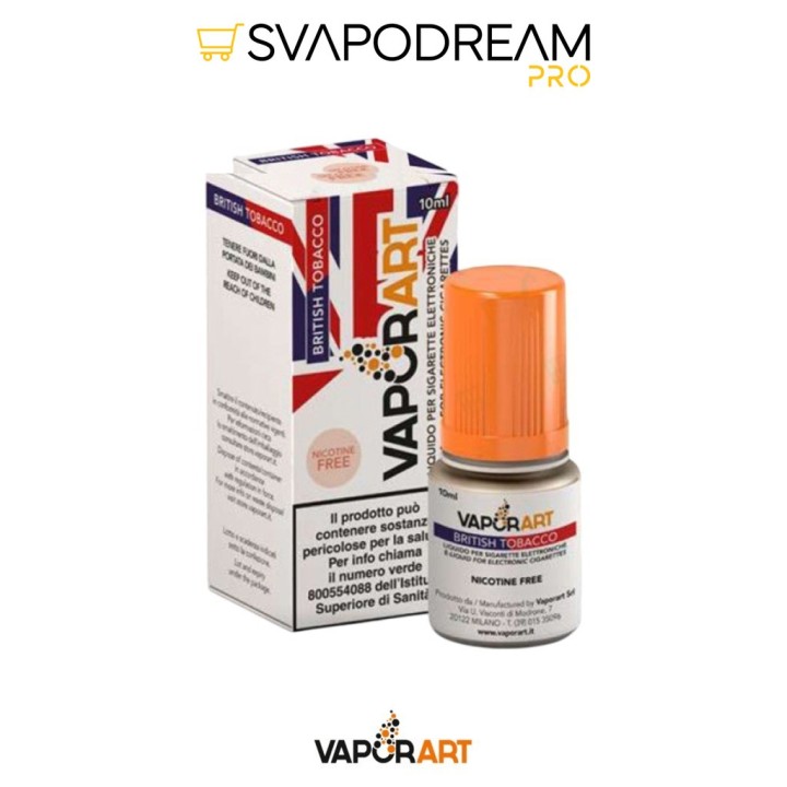 VAPORART - Liquido 10ml BRITISH TOBACCO