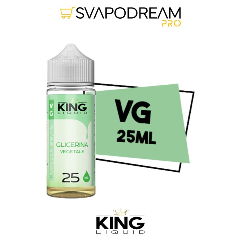 KING LIQUID - Glicerina Vegetale 25ml in 120