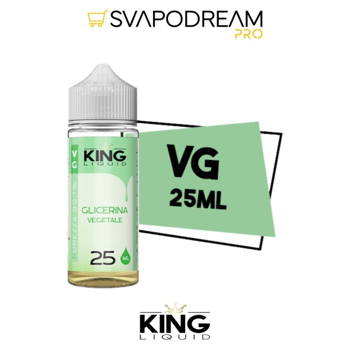 KING LIQUID - Glicerina Vegetale 25ml in 120
