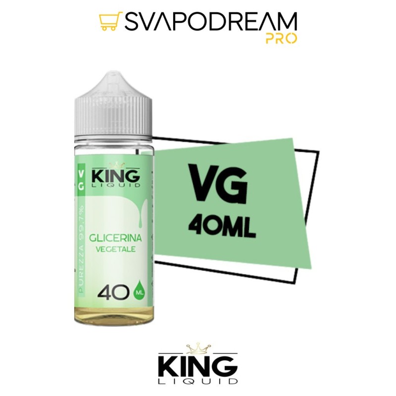 KING LIQUID - Glicerina Vegetale 40ml in 120