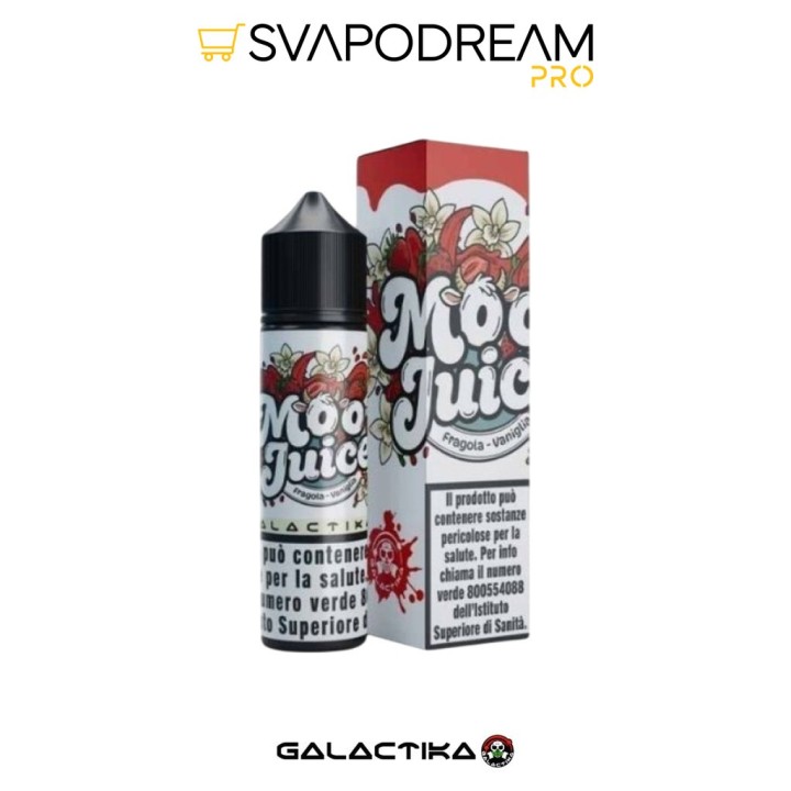 GALACTIKA - Aroma Shot 20ml Moo Juice FRAGOLA E VANIGLIA