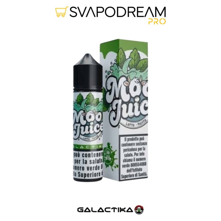 GALACTIKA - Aroma Shot 20ml Moo Juice LATTE E MENTA