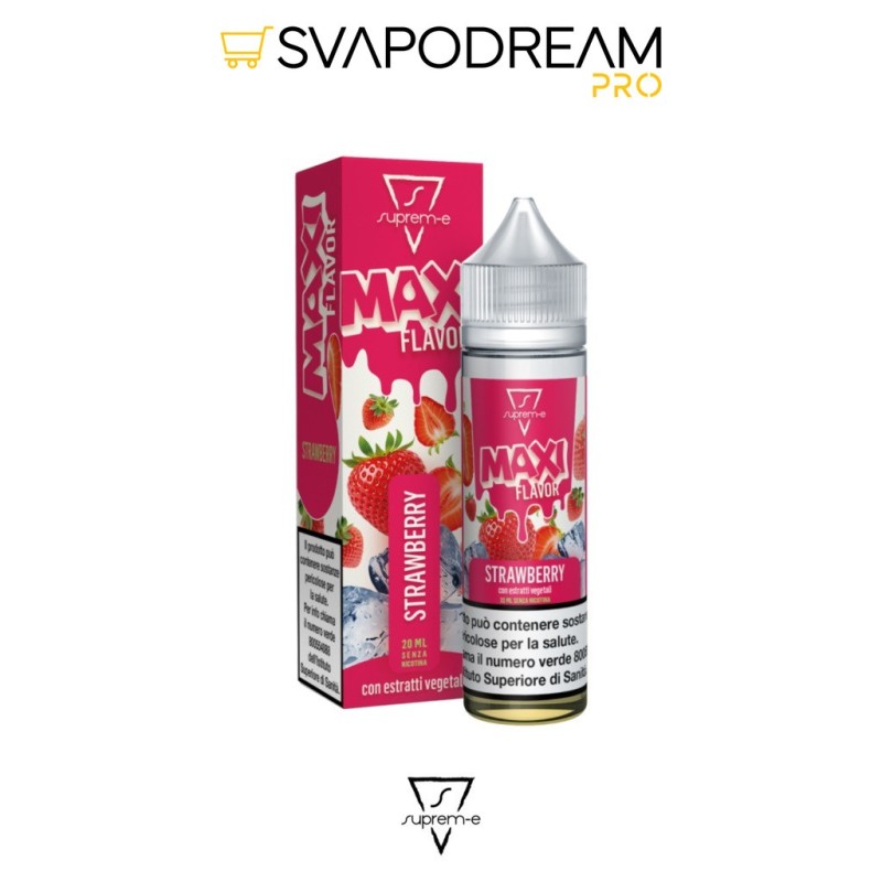 Suprem-e Maxi Flavor Strawberry Mix&Vape 20ml | Svapodream