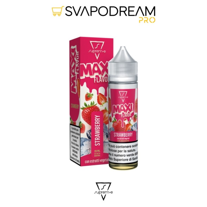 Suprem-e Maxi Flavor Strawberry Mix&Vape 20ml | Svapodream
