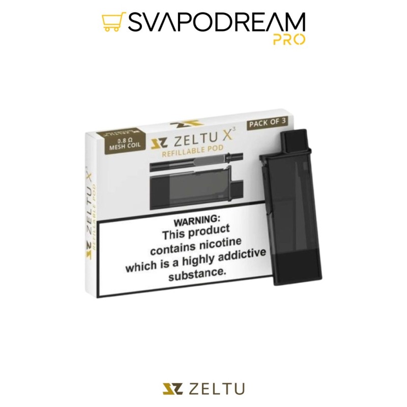 ZELTU VAPES - Pod ZELTU X3 3pz