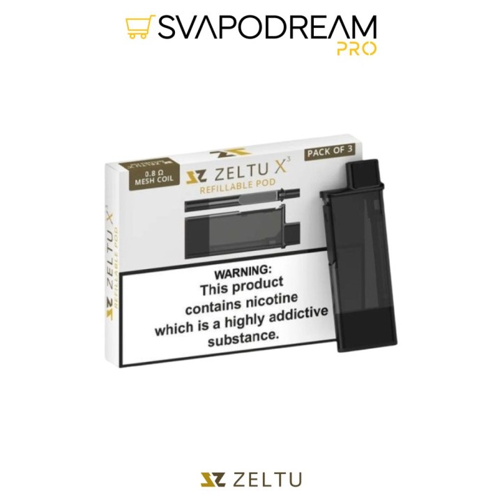 ZELTU VAPES - Pod ZELTU X3 3pz