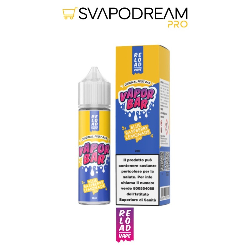 RELOAD VAPE - Aroma Shot 20ml Vapor Bar BLUE RASPBERRY LEMONADE ICE