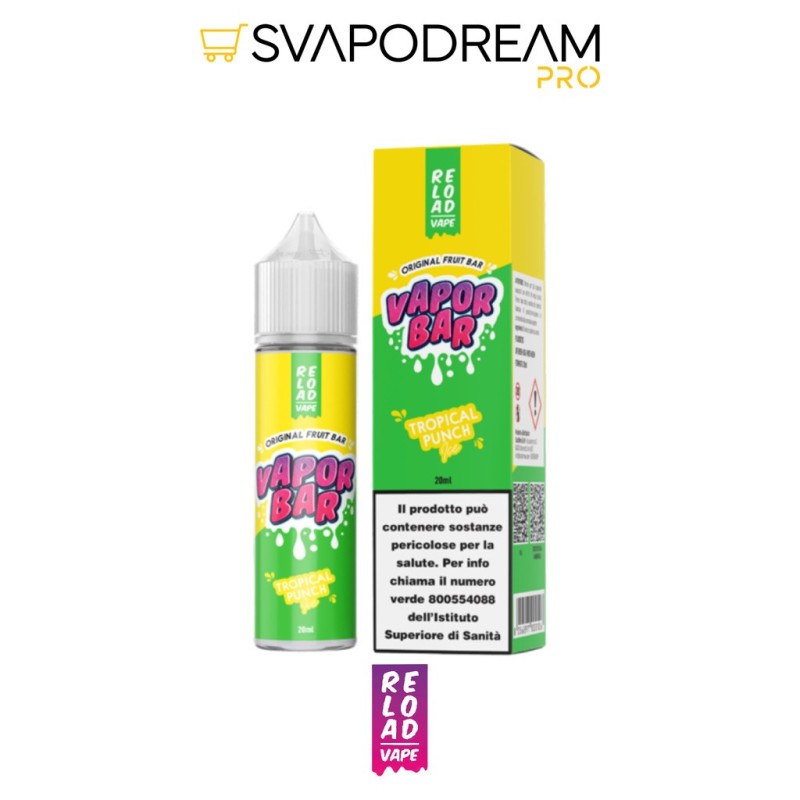 RELOAD VAPE - Aroma Shot 20ml Vapor Bar TROPICAL PUNCH ICE