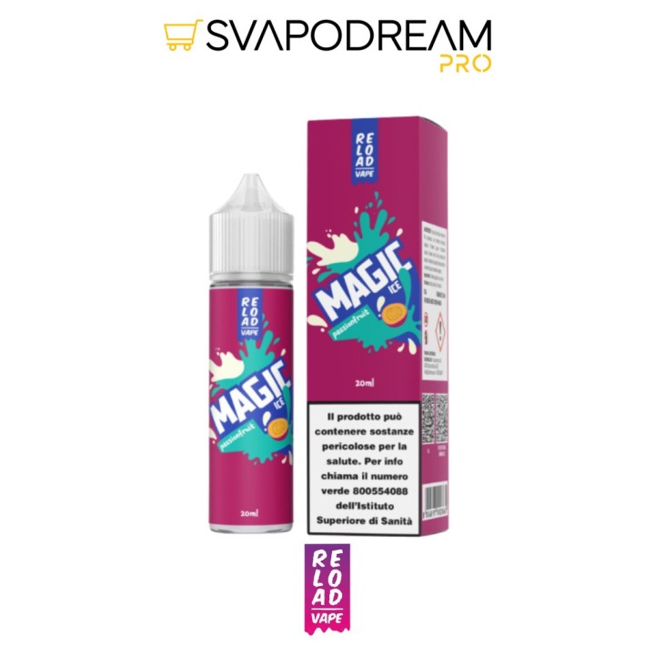 RELOAD VAPE - Aroma Shot 20ml Magic Ice PASSIONFRUIT