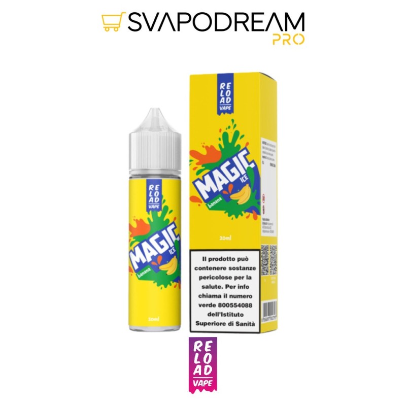 RELOAD VAPE - Aroma Shot 20ml Magic Ice BANANA