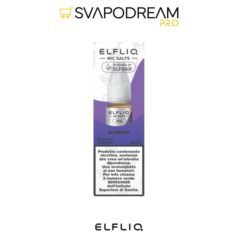 ELFLIQ Blueberry Liquido Nic Salts 10ml | Svapodream PRO