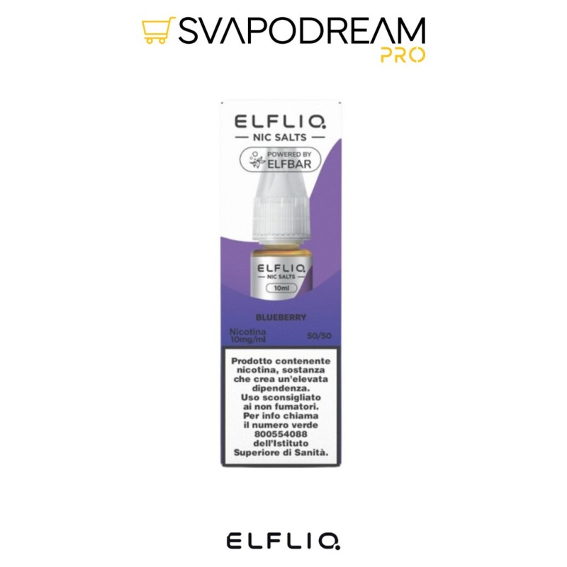 ELFLIQ Blueberry Liquido Nic Salts 10ml | Svapodream PRO