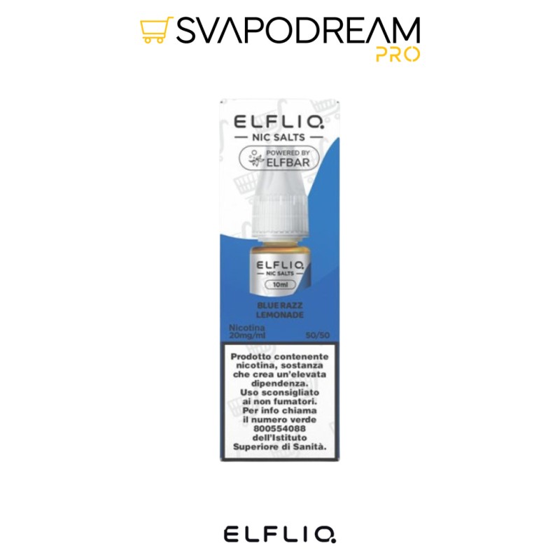 ELFLIQ Blue Razz Lemonade Nic Salts 10ml | Svapodream PRO