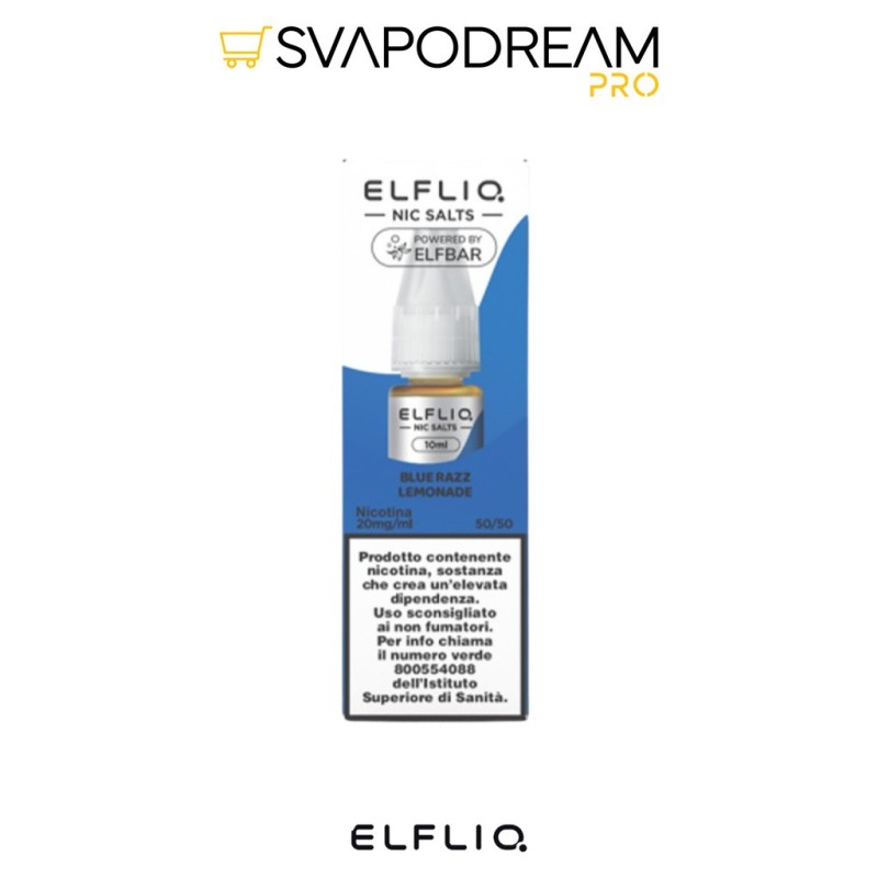 ELFLIQ Blue Razz Lemonade Nic Salts 10ml | Svapodream PRO