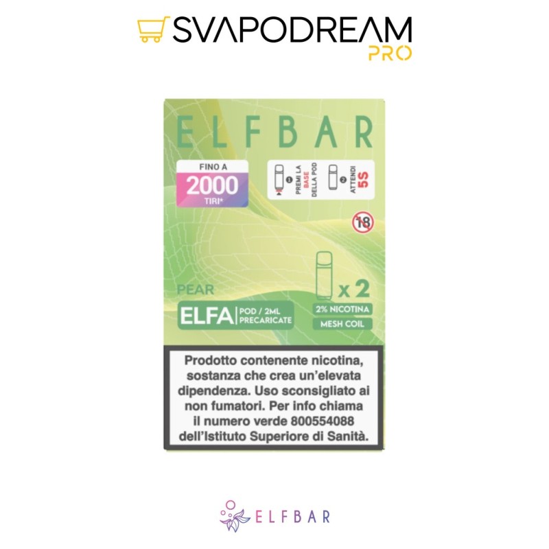 Elfbar Elfa Pear - Pod Precaricata 20mg