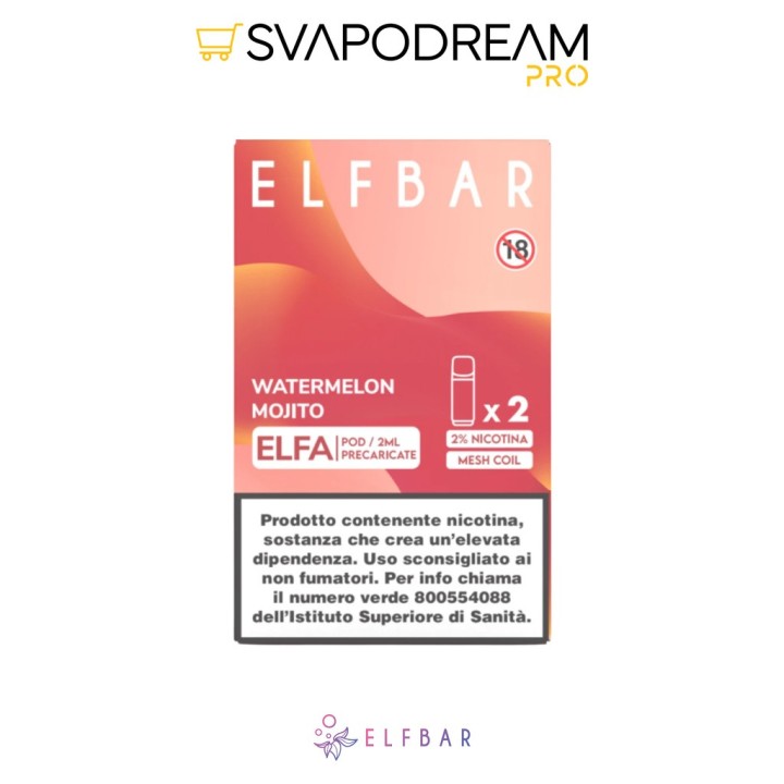 Elfa Watermelon Mojito Pod Precaricata 20mg