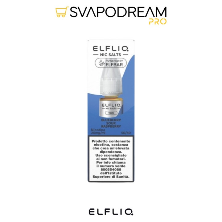 ELFLIQ Blueberry Sour Raspberry Nic Salts 10ml
