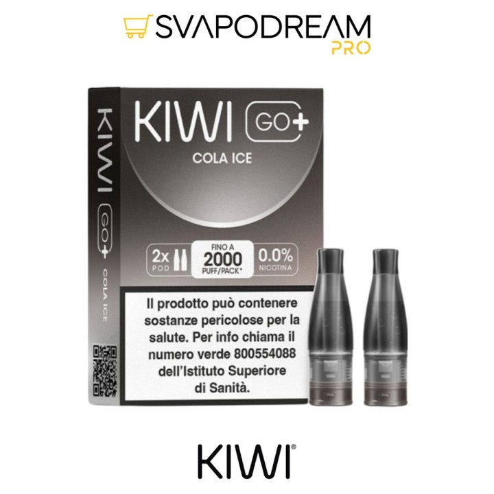 Kiwi Go Plus Cola Ice Pod Precaricata 2pz